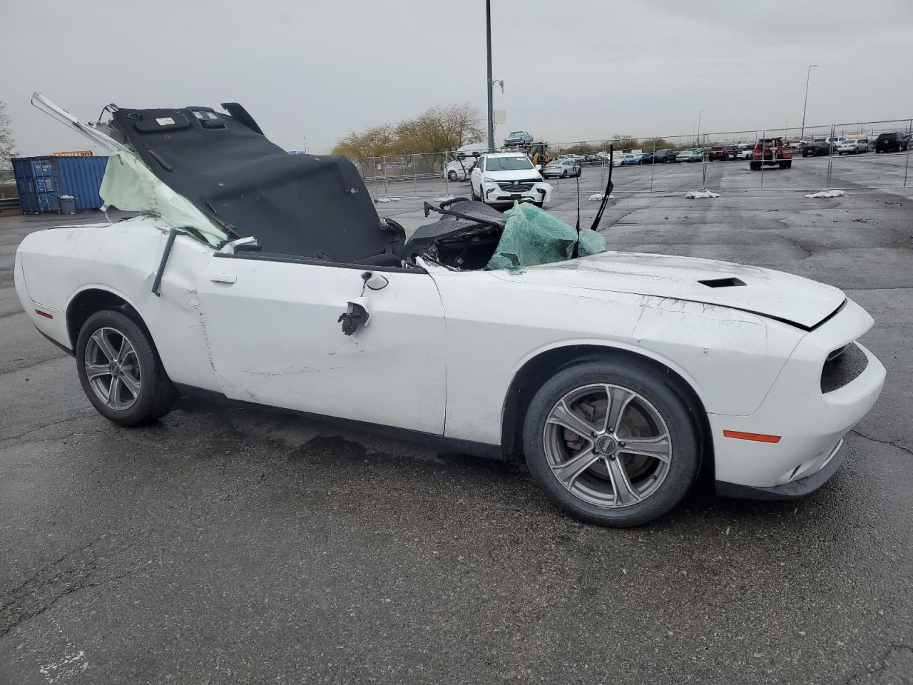 2019 Dodge Challenger VIN 2C3CDZAG0KH561822 Copart auction photo, rollover damage thumbnail 4