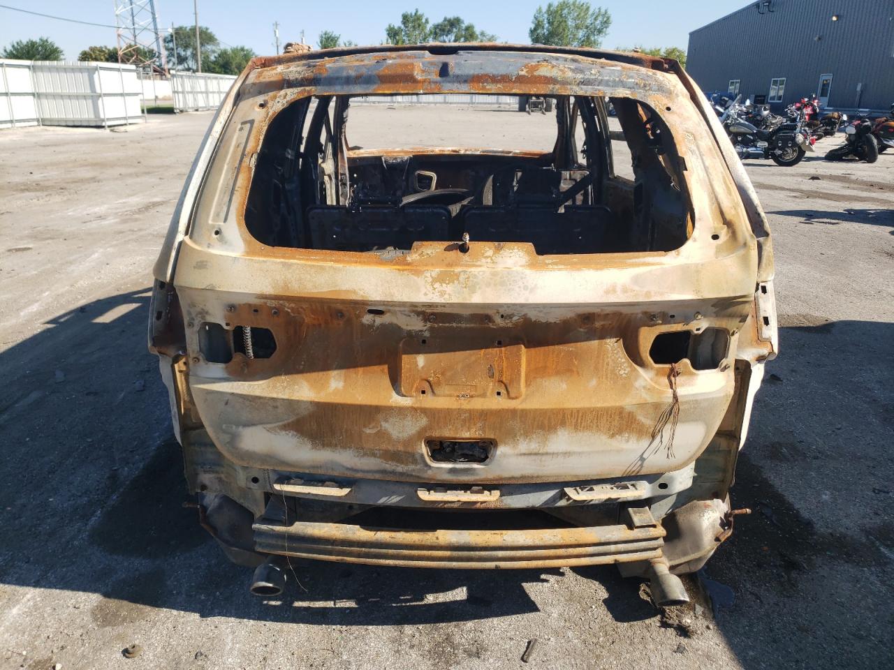 2018 Dodge Durango VIN 1C4RDJDG7JC213567 Copart auction photo, burn damage thumbnail 6