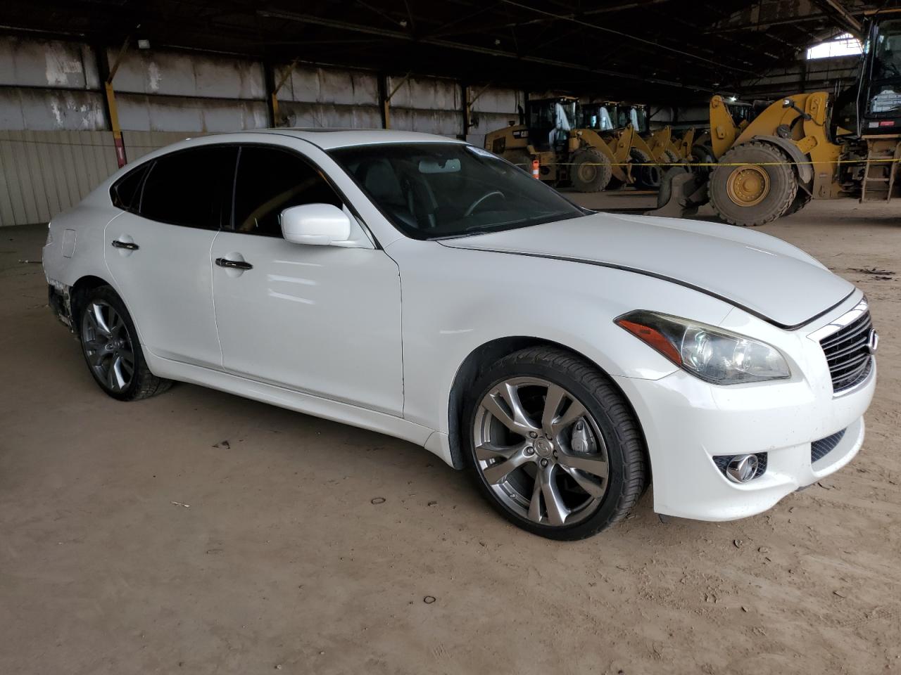 2013 Infiniti M VIN JN1BY1AR4DM604656 Copart auction photo, rear end damage thumbnail 4