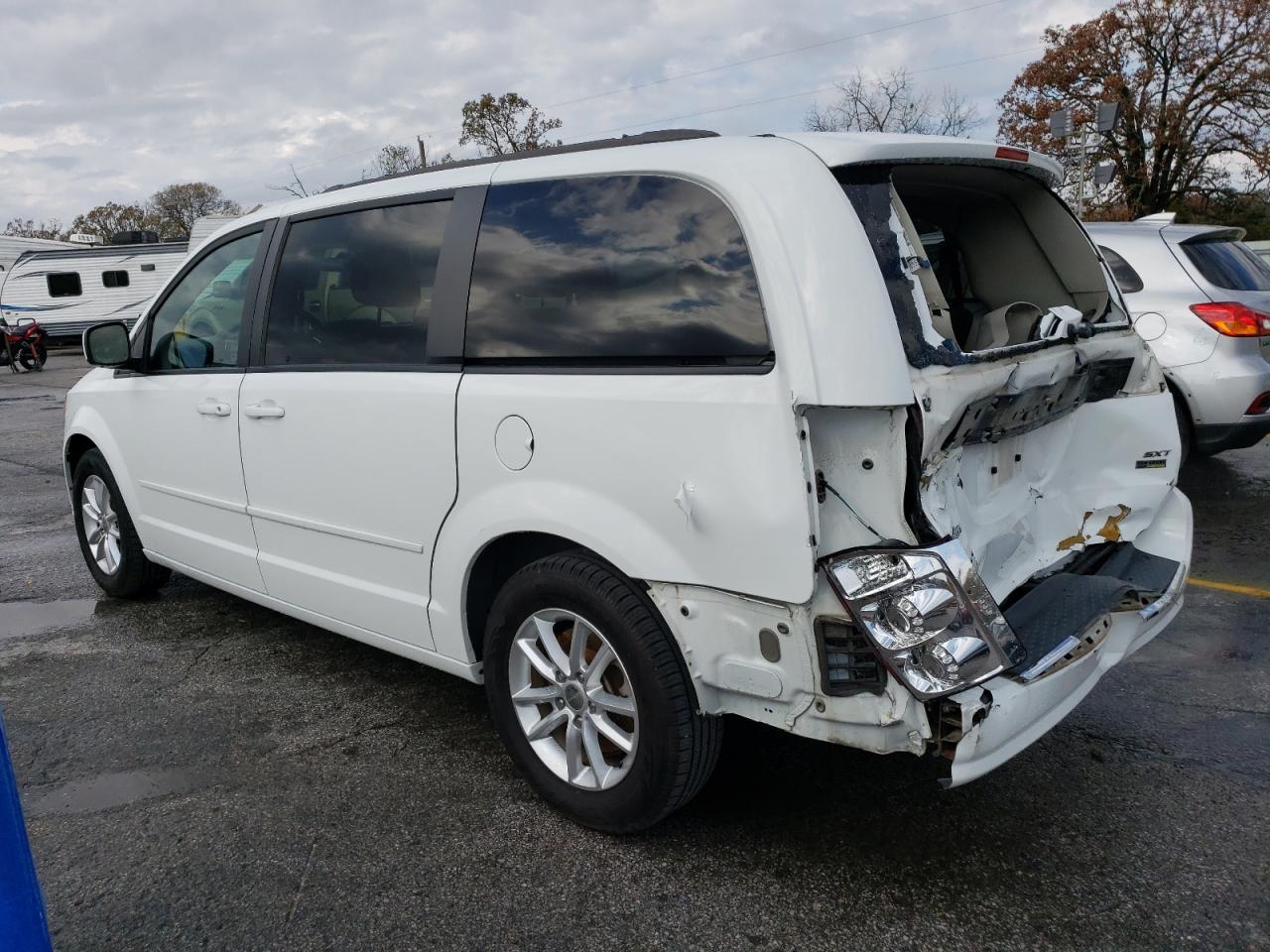 2015 Dodge Caravan VIN 2C4RDGCG0FR540802 Copart auction photo, rear end / front end damage thumbnail 2