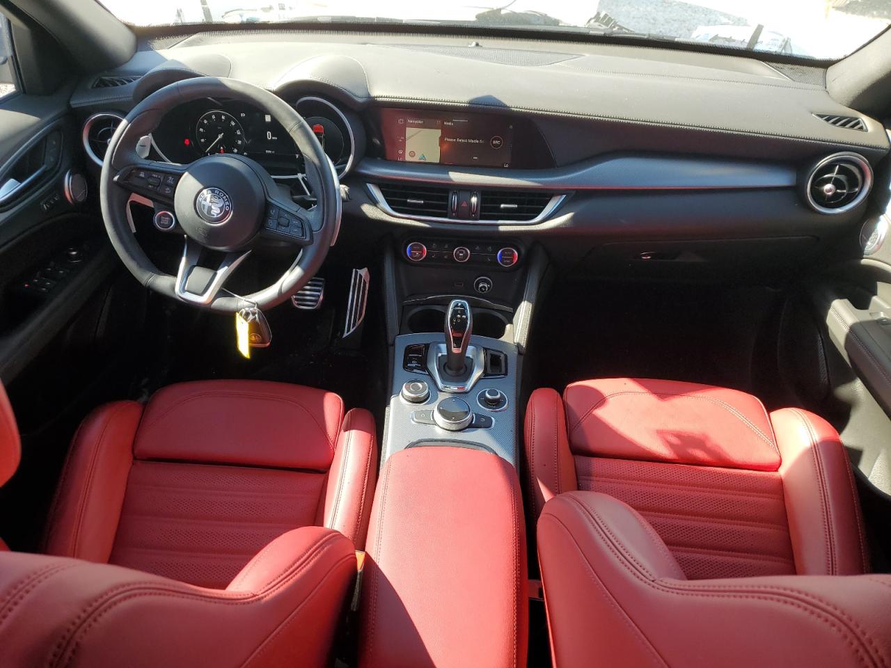2024 Alfa Romeo Stelvio VIN ZASPAKBN3R7D71620 Copart auction photo, front end damage thumbnail 8