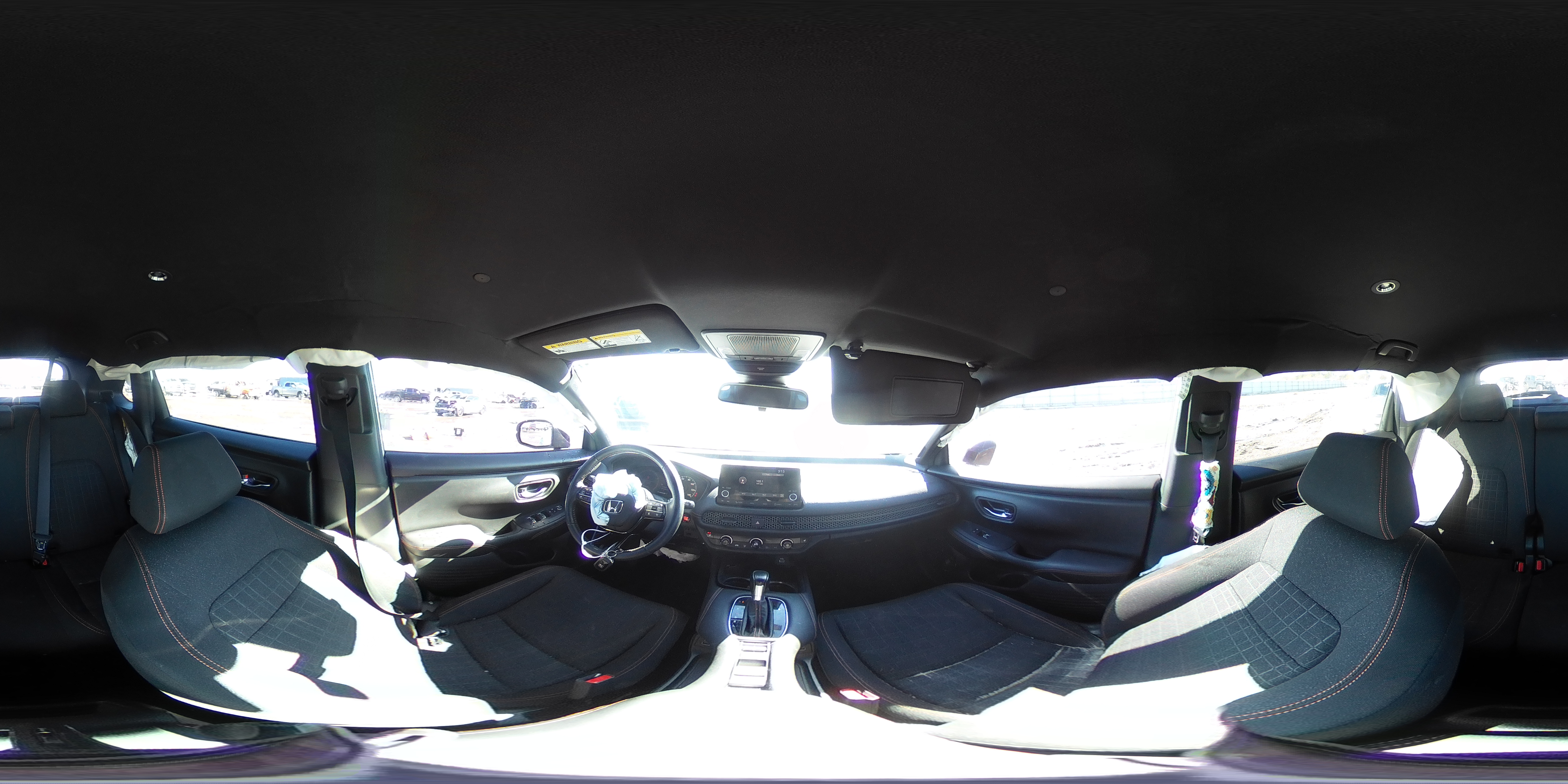 2023 Honda HR-V VIN 3CZRZ1H55PM702741 Copart auction photo, all over damage thumbnail 12