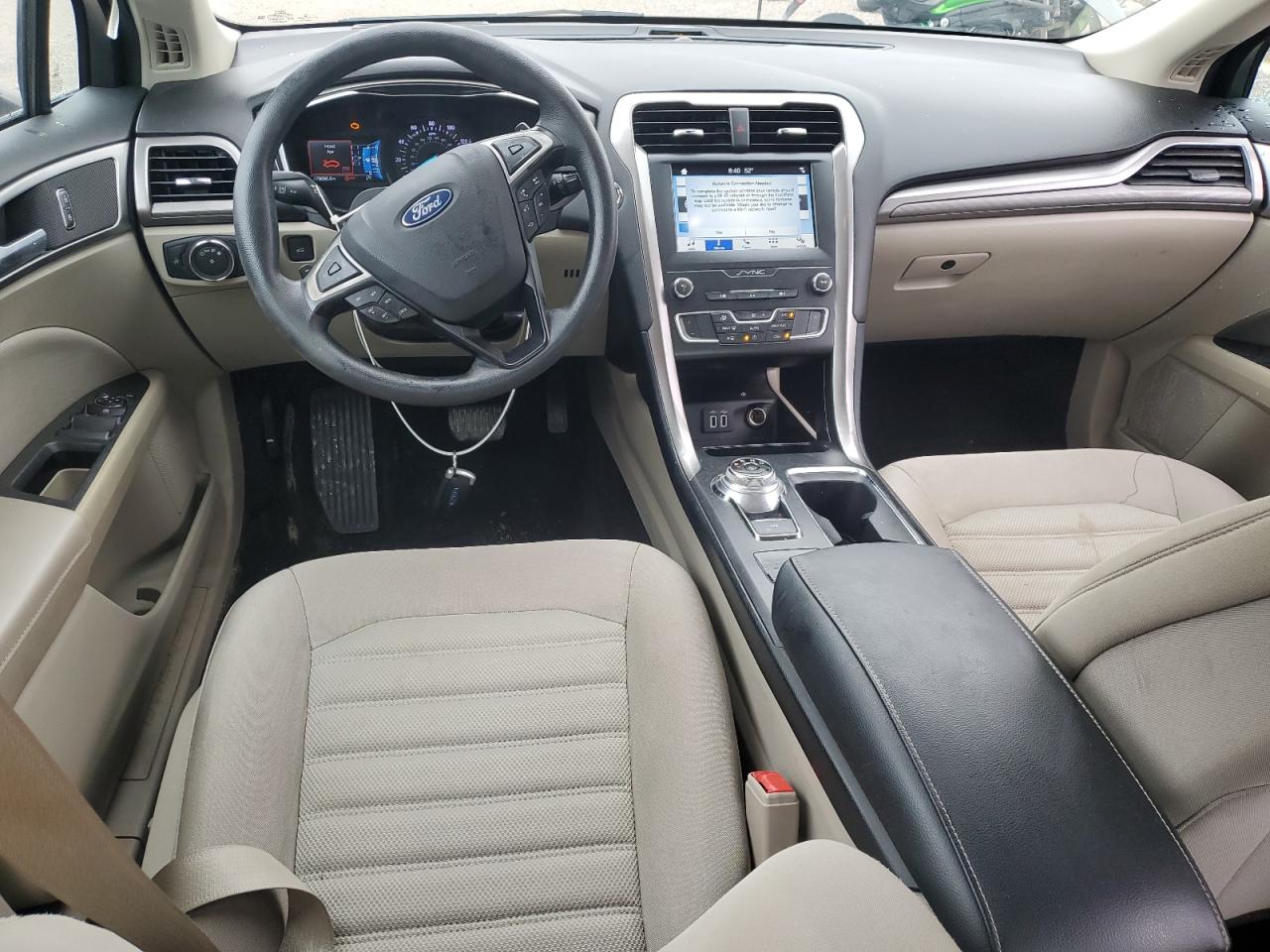 2019 Ford Fusion VIN 3FA6P0HD5KR145752 Copart auction photo, side damage thumbnail 8