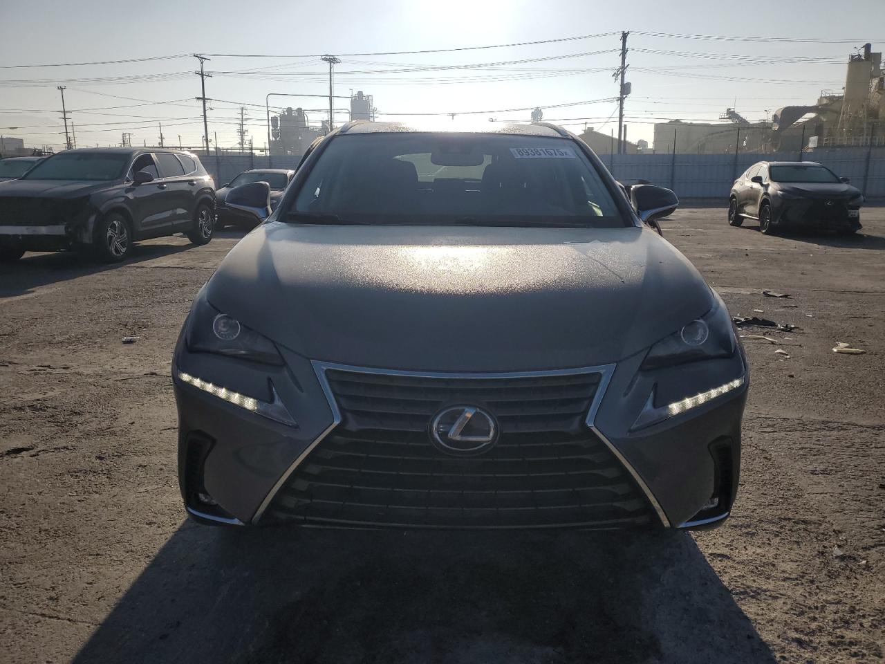 2019 Lexus NX VIN JTJYARBZ5K2151923 Copart auction photo, front end / side damage thumbnail 5