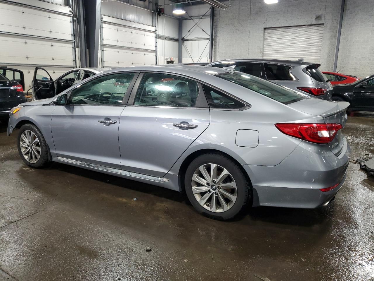 2015 Hyundai Sonata VIN 5NPE34AFXFH078644 Copart auction photo, front end damage thumbnail 2