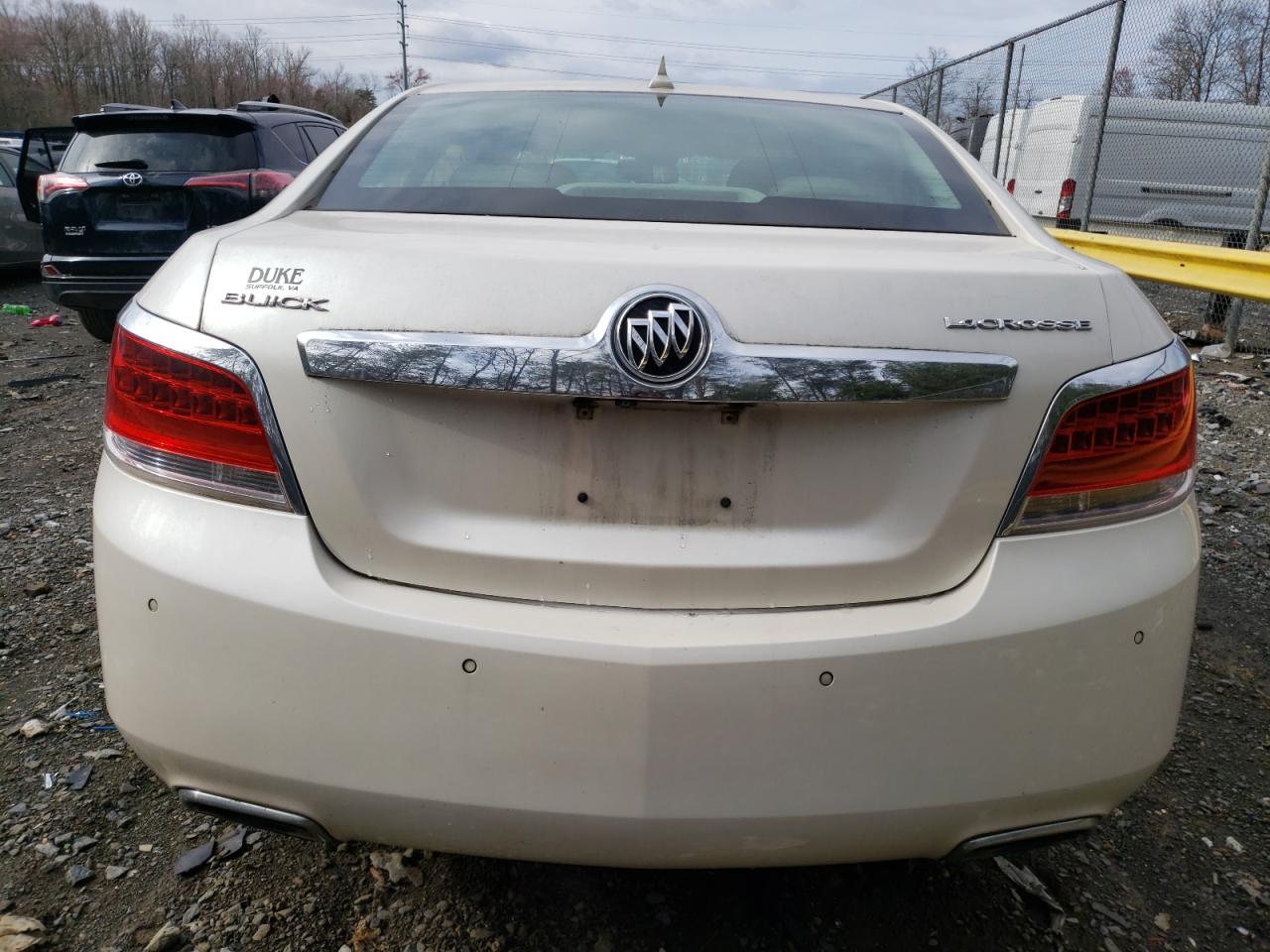 2012 Buick LaCrosse VIN 1G4GD5E33CF363490 Copart auction photo, front end damage thumbnail 6