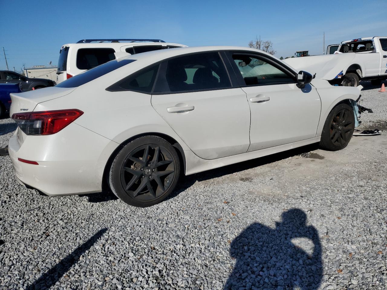 2022 Honda Civic VIN 2HGFE2F51NH583287 Copart auction photo, front end damage thumbnail 3