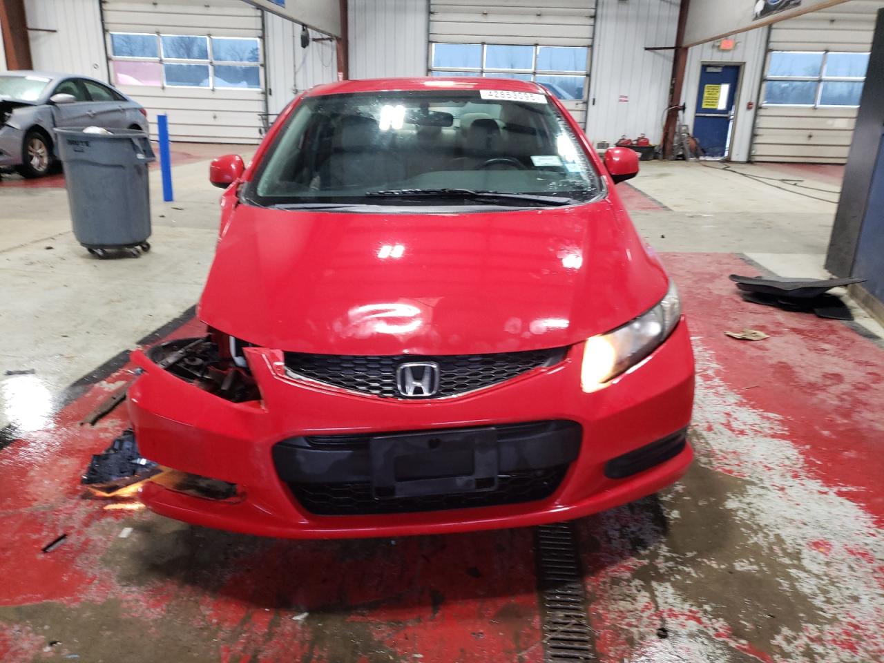 2013 Honda Civic VIN 2HGFG3B54DH519412 Copart auction photo, front end / rear end damage thumbnail 5