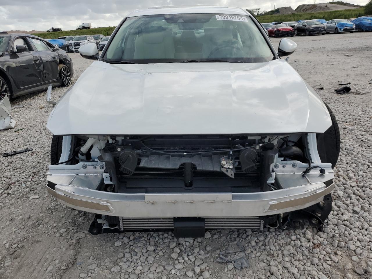 2021 Honda Accord VIN 1HGCV1F58MA096825 Copart auction photo, side / front end damage thumbnail 5