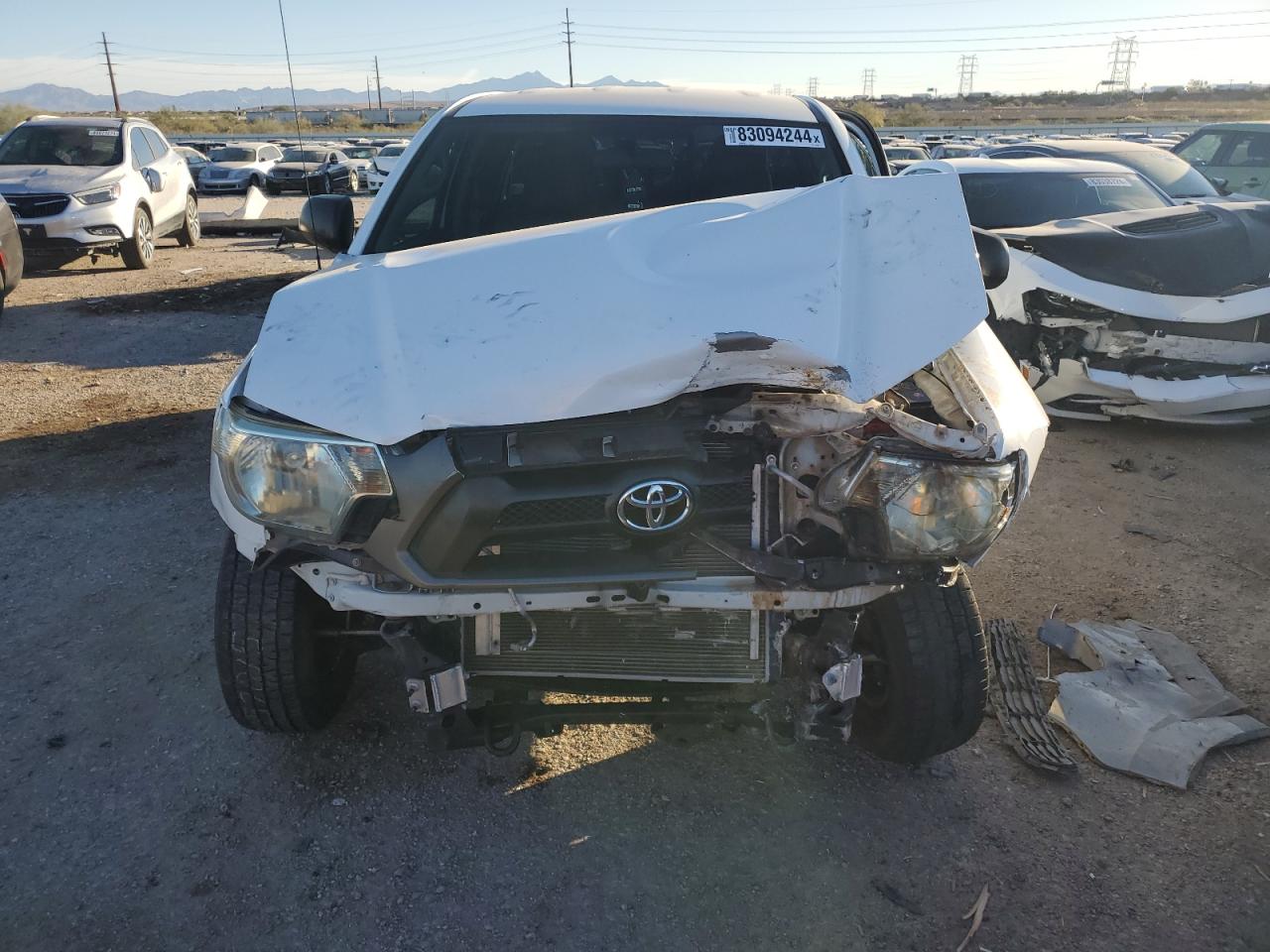 2013 Toyota Tacoma VIN 5TFTX4CN9DX034880 Copart auction photo, all over / front end damage thumbnail 5