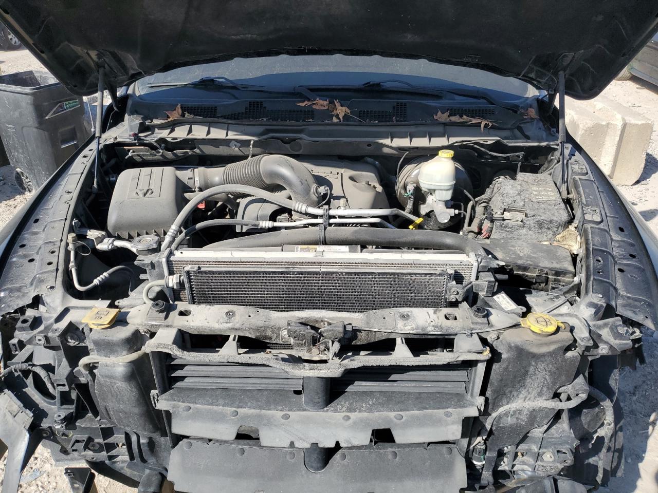 2014 RAM 1500 VIN 3C6JR7AT4EG325188 Copart auction photo, front end damage thumbnail 11