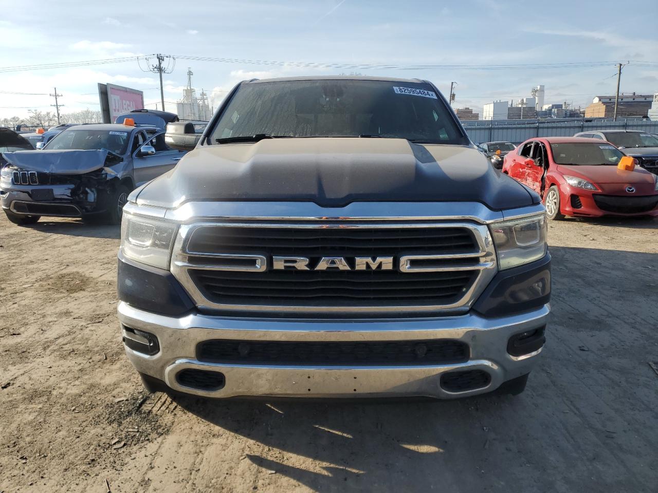 2021 RAM 1500 VIN 1C6SRFFT4MN636214 Copart auction photo, side damage thumbnail 5