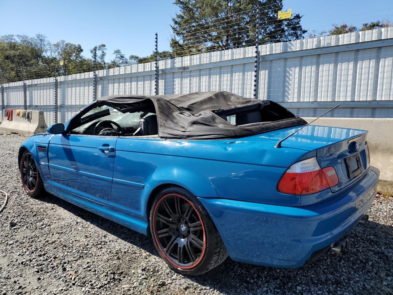 2004 BMW M3 VIN WBSBR93454PK06888 Copart auction photo, top/roof / minor dent/scratches damage thumbnail 2