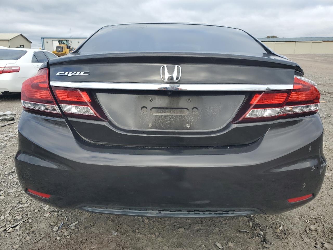 2014 Honda Civic VIN 2HGFB2F88EH517757 Copart auction photo, side / rear end damage thumbnail 6
