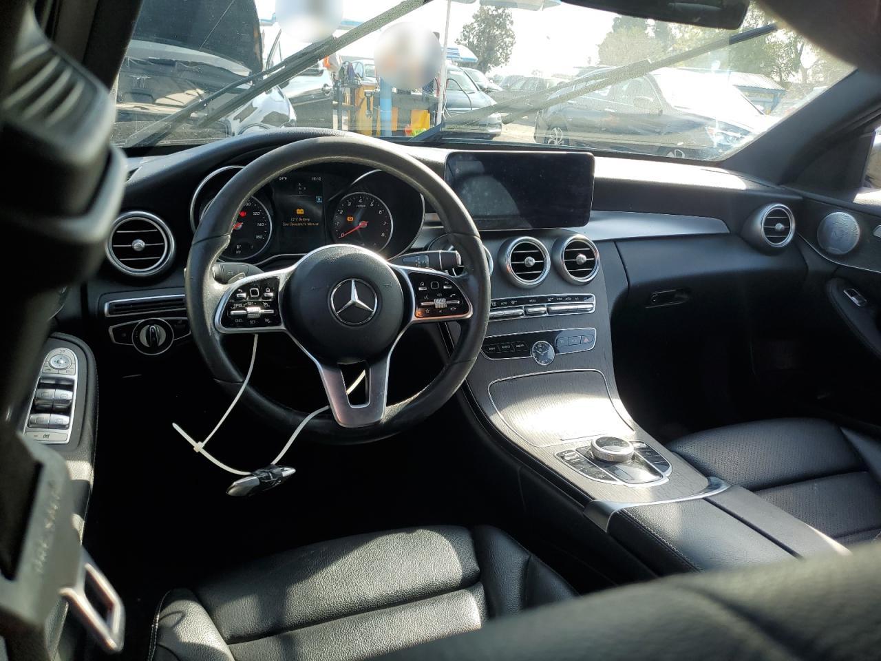 2020 Mercedes-Benz C-klasse VIN WDDWF8DB4LR525698 Copart auction photo, undercarriage damage thumbnail 8
