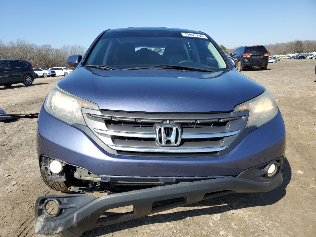 2012 Honda CR-V VIN 5J6RM4H51CL022654 Copart auction photo, rear end / front end damage thumbnail 5