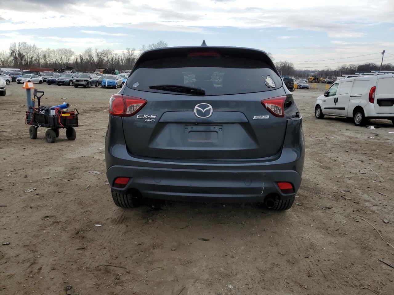 2013 Mazda CX-5 VIN JM3KE4DE7D0141121 Copart auction photo, rear end / side damage thumbnail 6