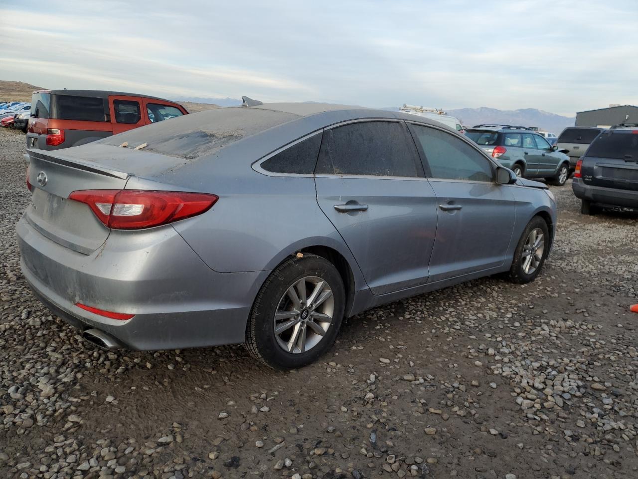 2015 Hyundai Sonata VIN 5NPE24AF4FH007572 Copart auction photo, front end damage thumbnail 3