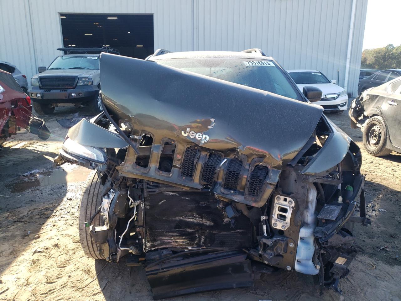 2015 Jeep Grand Cherokee VIN 1C4PJLAB0FW596911 Copart auction photo, all over damage thumbnail 5