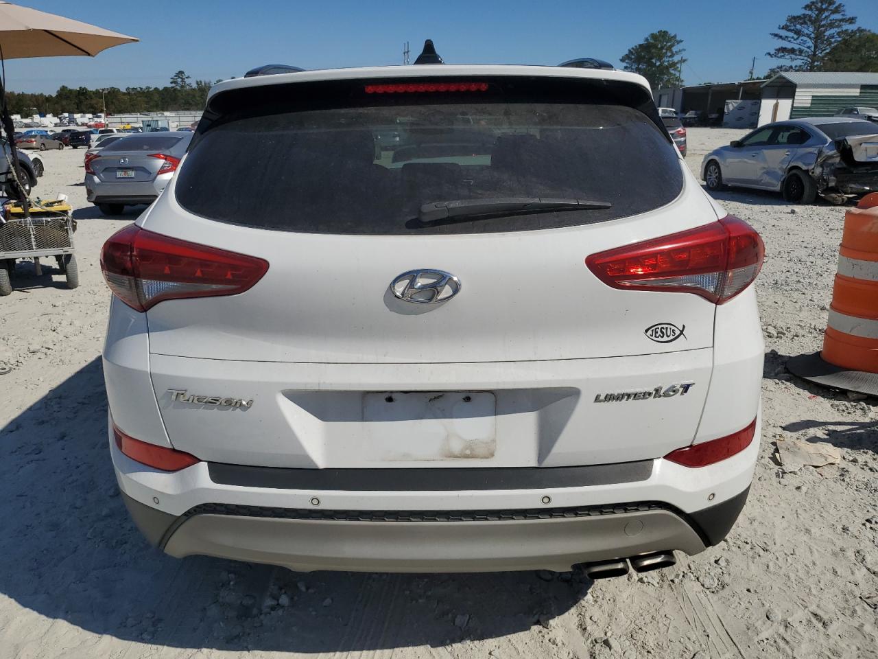 2018 Hyundai Tucson VIN KM8J33A2XJU728945 Copart auction photo, front end damage thumbnail 6