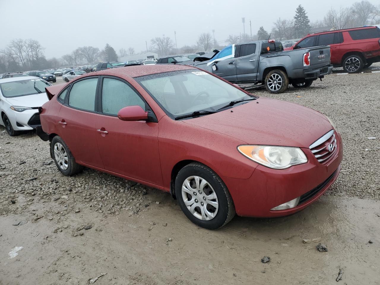 2010 Hyundai Elantra VIN KMHDU4AD1AU924516 Copart auction photo, rear end damage thumbnail 4