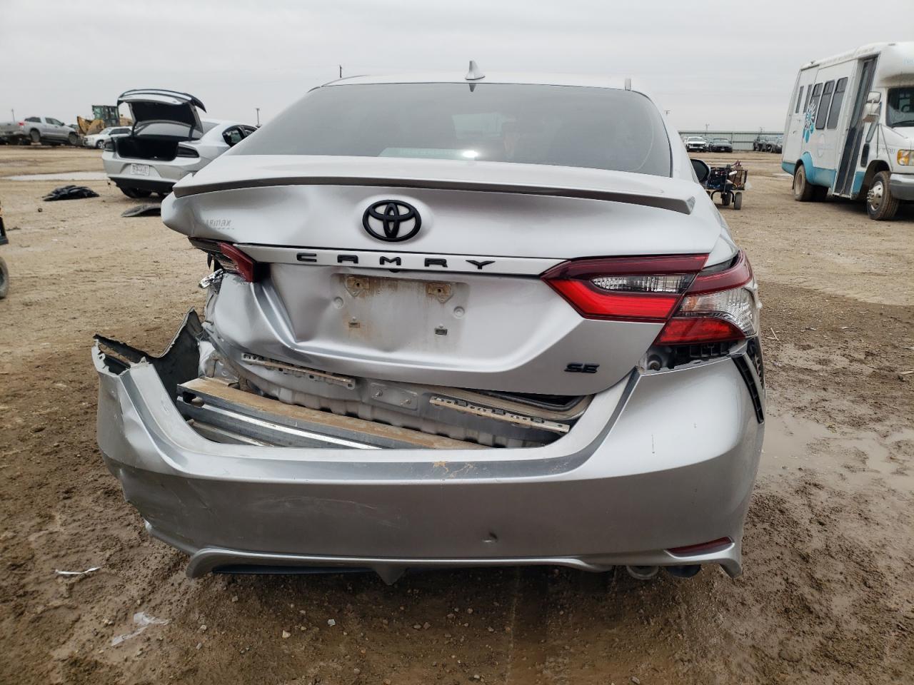 2021 Toyota Camry VIN 4T1G11AK8MU533810 Copart auction photo, rear end damage thumbnail 6