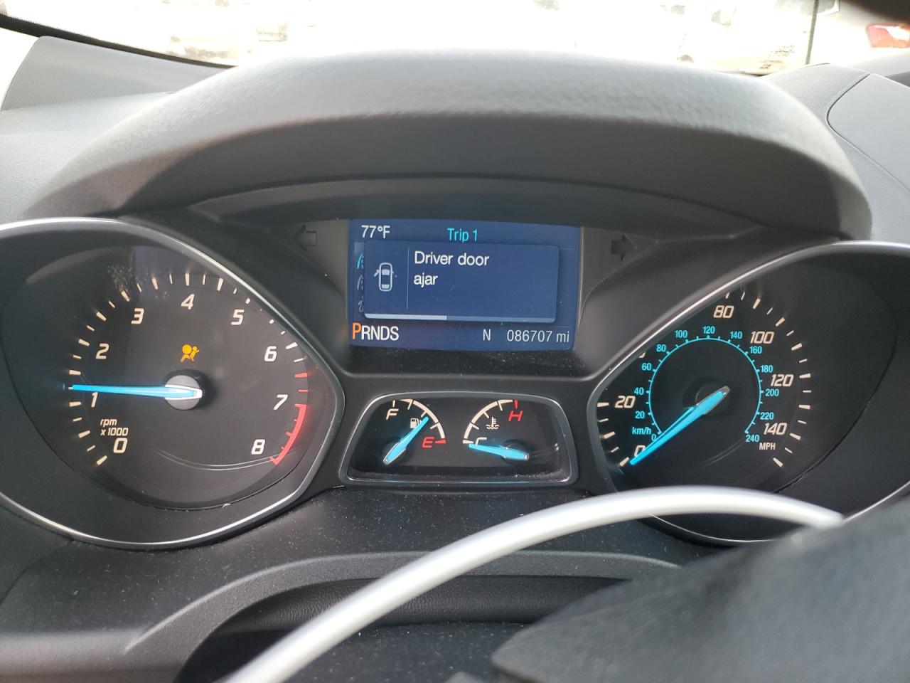 2014 Ford Escape VIN 1FMCU0GX1EUD64816 Copart auction photo, front end damage thumbnail 9