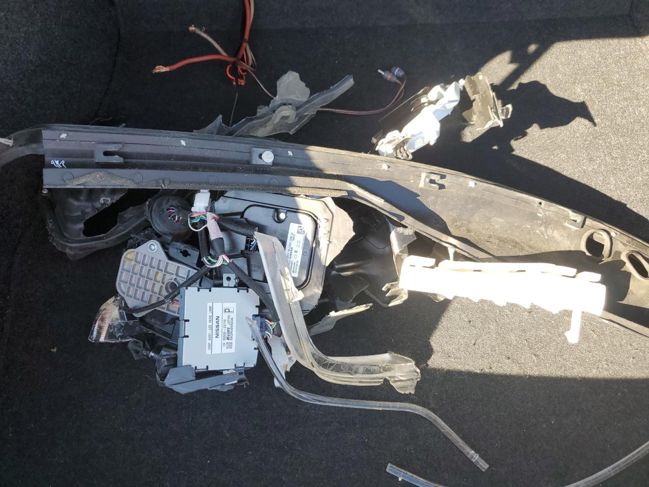 2019 Infiniti Q60 VIN JN1EV7EK0KM23012 Copart auction photo, front end damage thumbnail 14