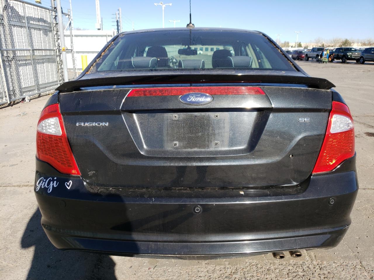 2010 Ford Fusion VIN 3FAHP0HA7AR260267 Copart auction photo, front end / rear end damage thumbnail 6