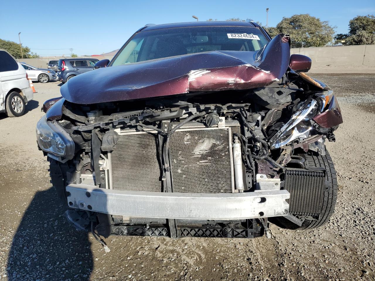 2013 Infiniti JX VIN 5N1AL0MN0DC310151 Copart auction photo, front end damage thumbnail 5