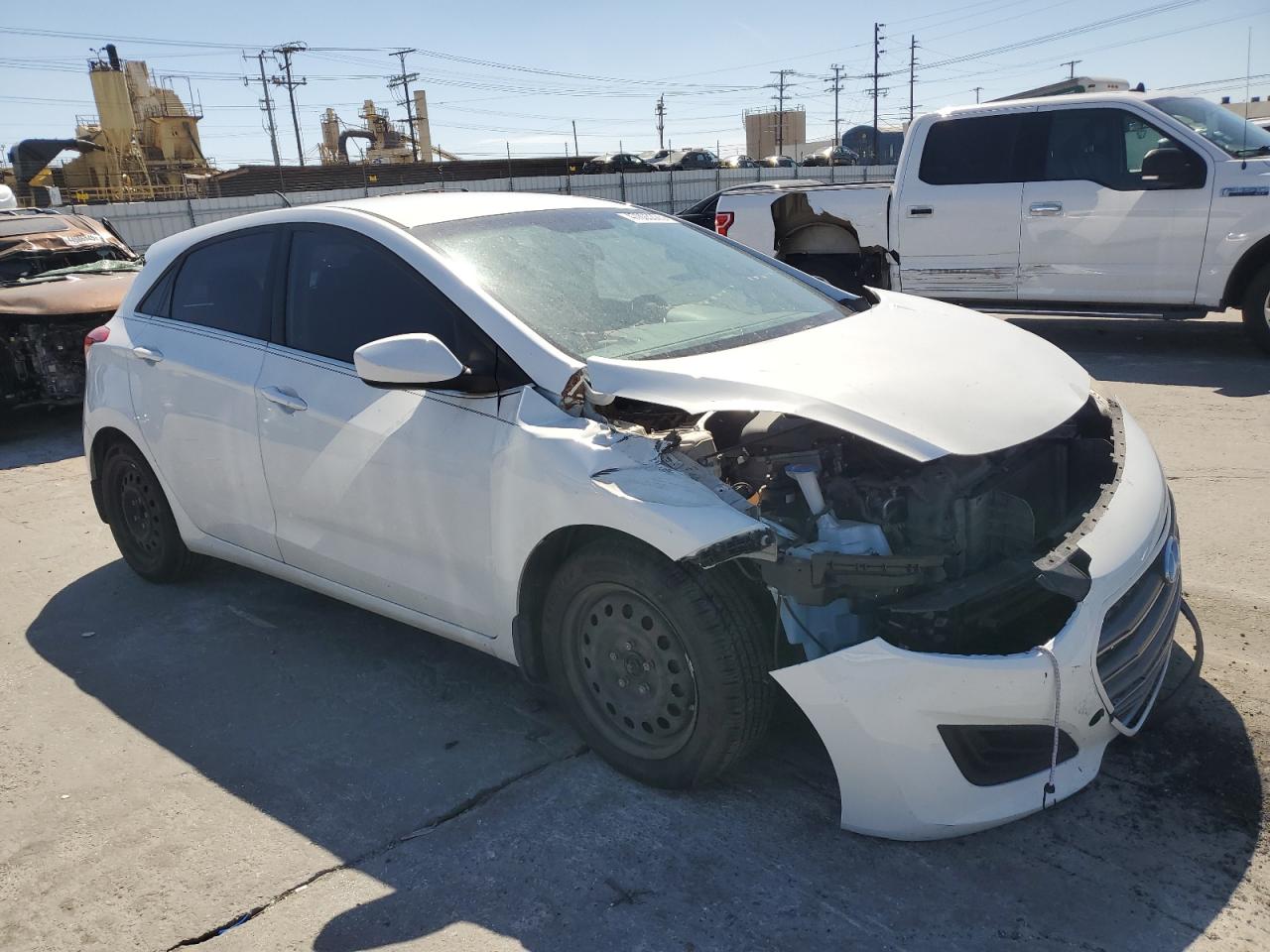 2016 Hyundai Elantra VIN KMHD35LH7GU305534 Copart auction photo, front end damage thumbnail 4