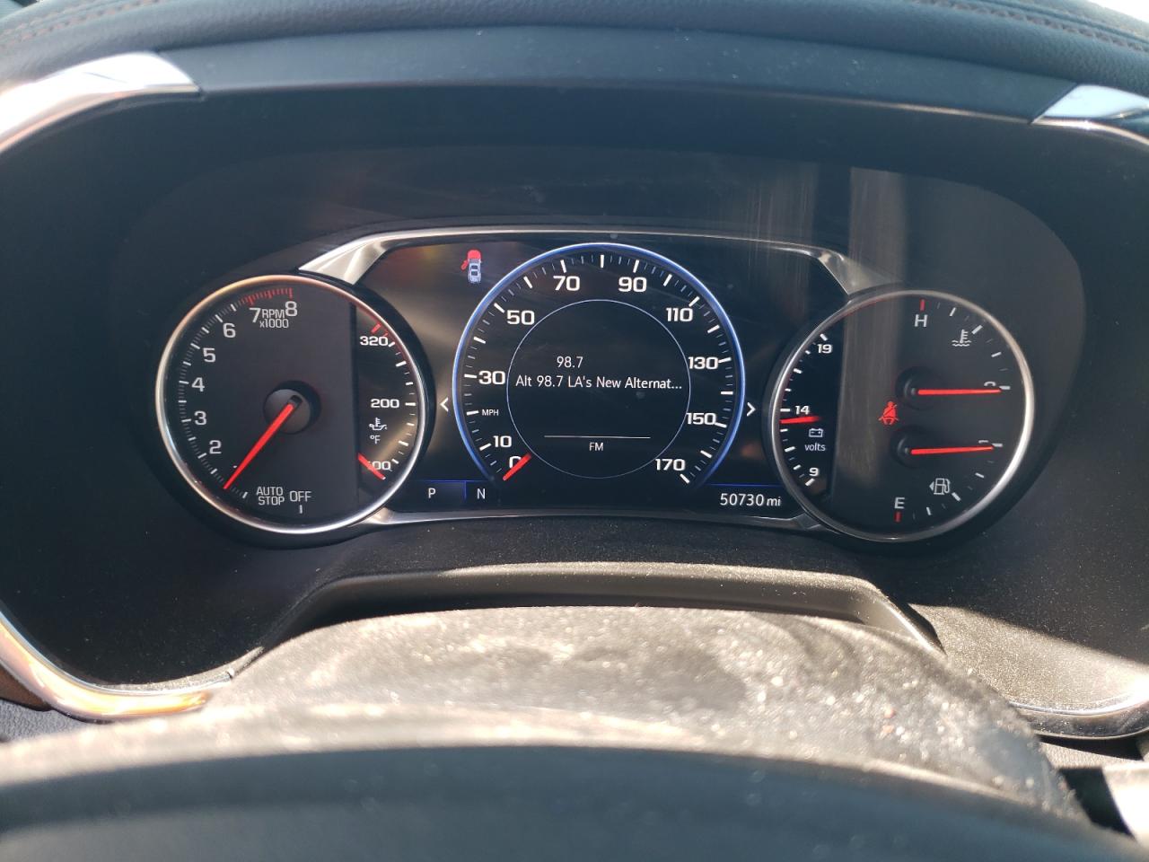 2020 Chevrolet Blazer VIN 3GNKBLRS0LS594859 Copart auction photo, burn damage thumbnail 8