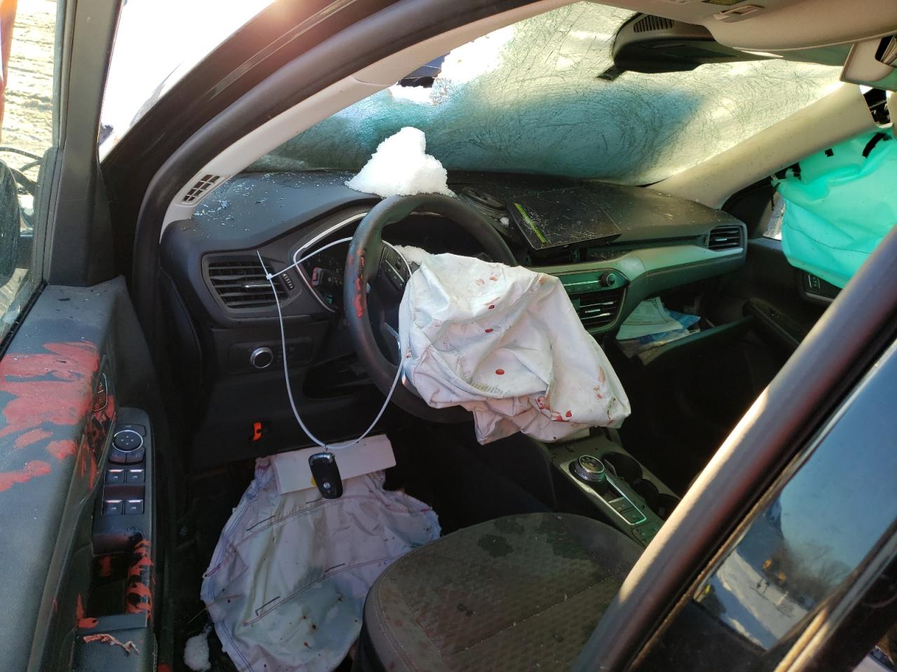 2022 Ford Escape VIN 1FMCU9G66NUA98513 Copart auction photo, front end / undercarriage damage thumbnail 8