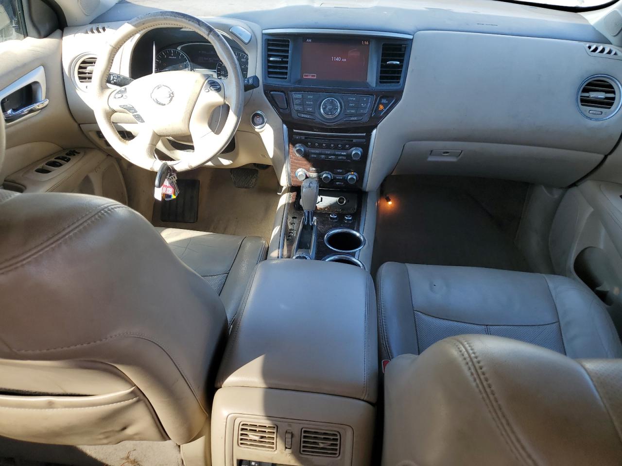 2014 Nissan Pathfinder VIN 5N1AR2MM9EC625503 Copart auction photo, front end / mechanical damage thumbnail 8