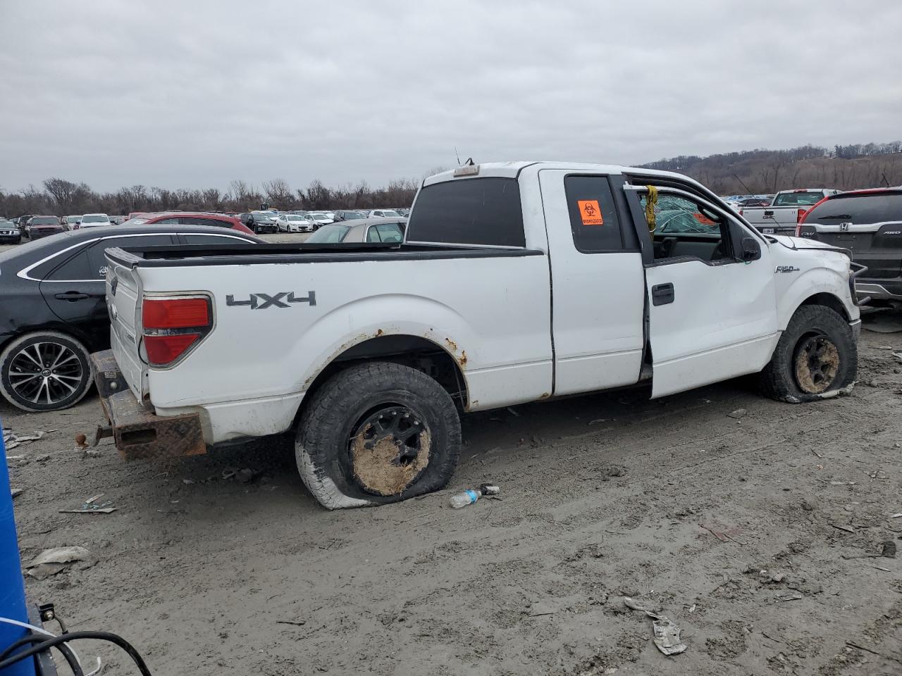 2011 Ford F-150 VIN 1FTFX1EF6BKD40818 Copart auction photo, all over damage thumbnail 3