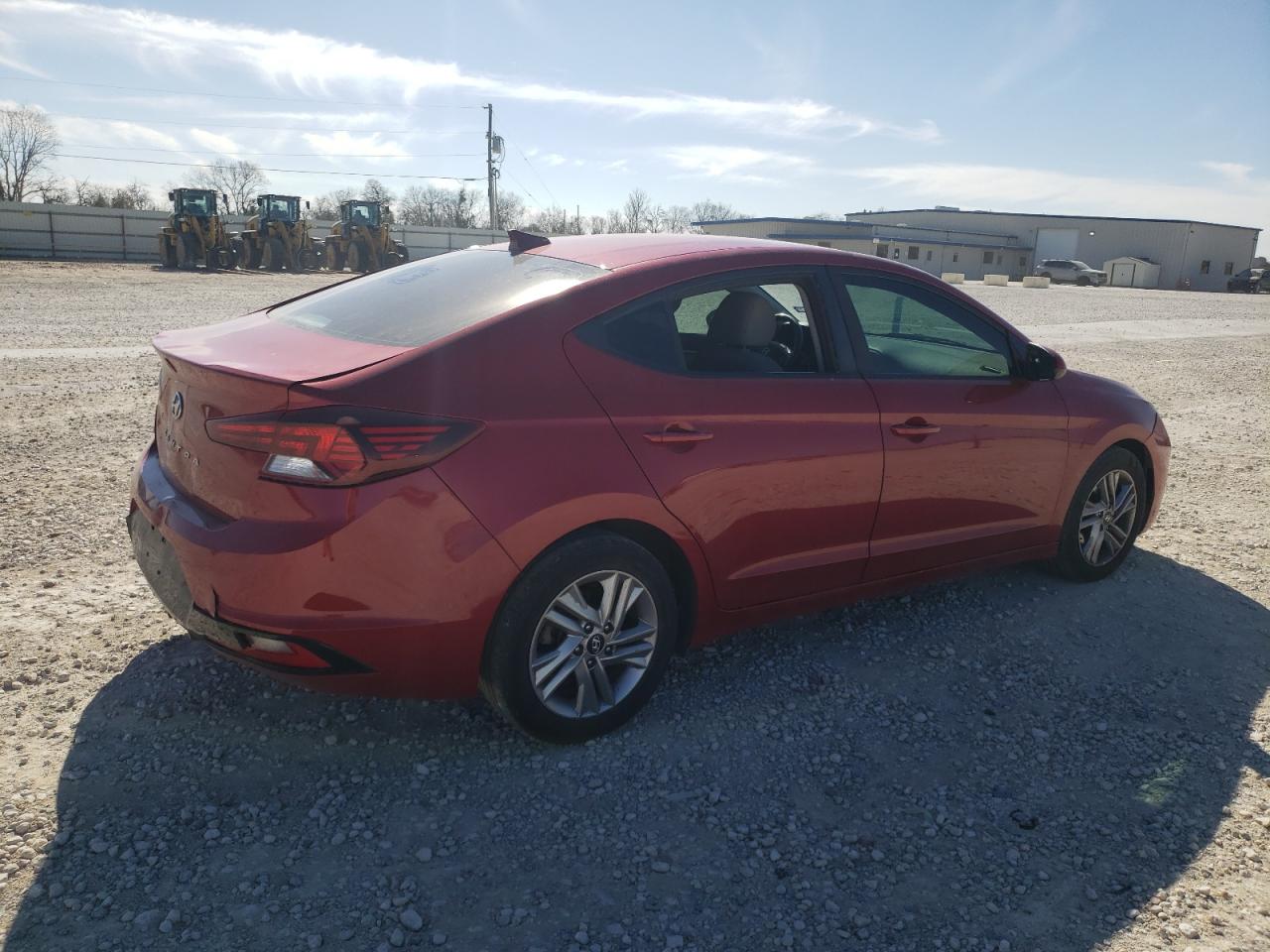 2019 Hyundai Elantra VIN KMHD84LF2KU809685 Copart auction photo, rear end / front end damage thumbnail 3