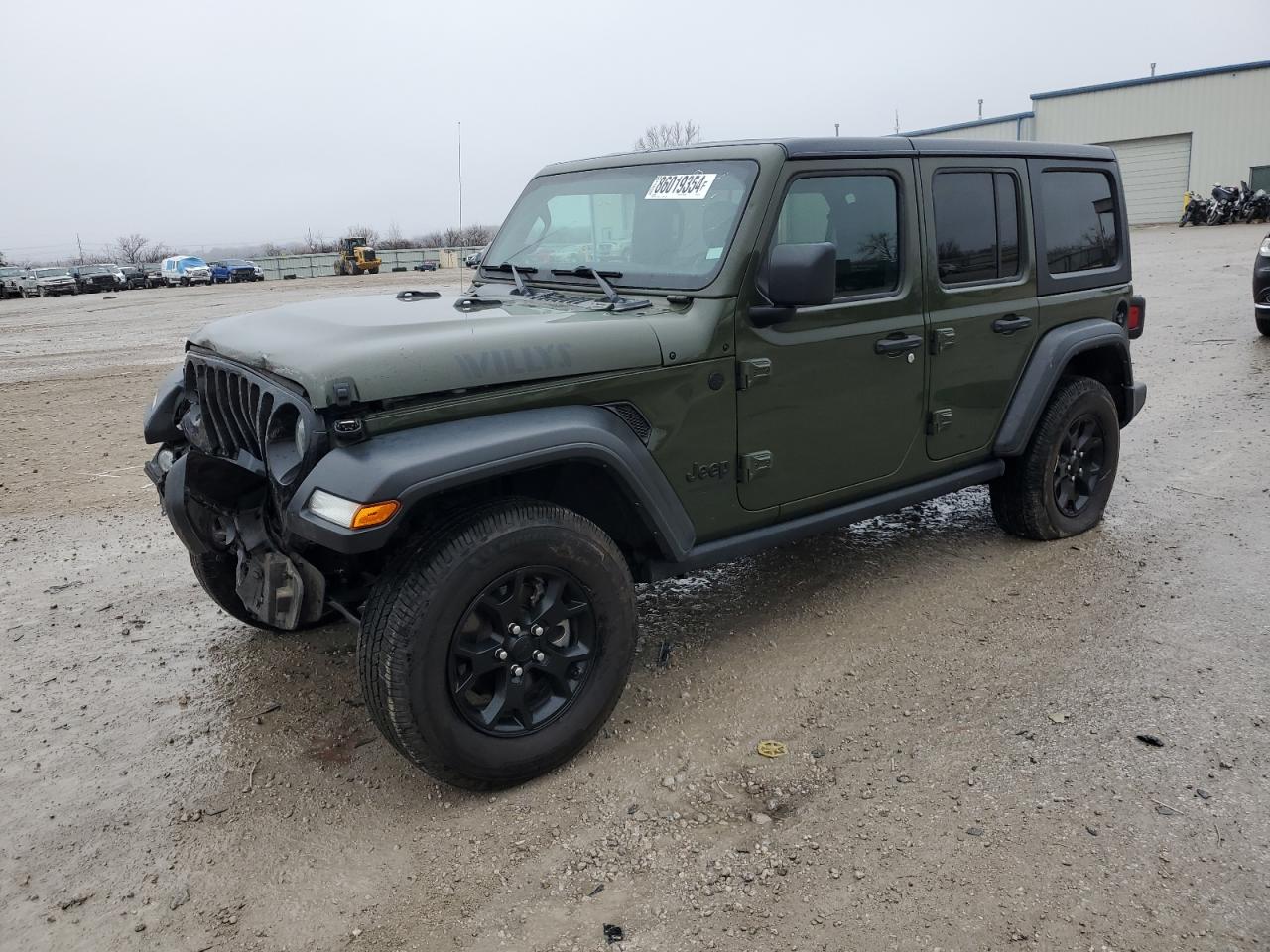 2021 Jeep Wrangler VIN 1C4HJXDG3MW697733 - Copart auction photo
