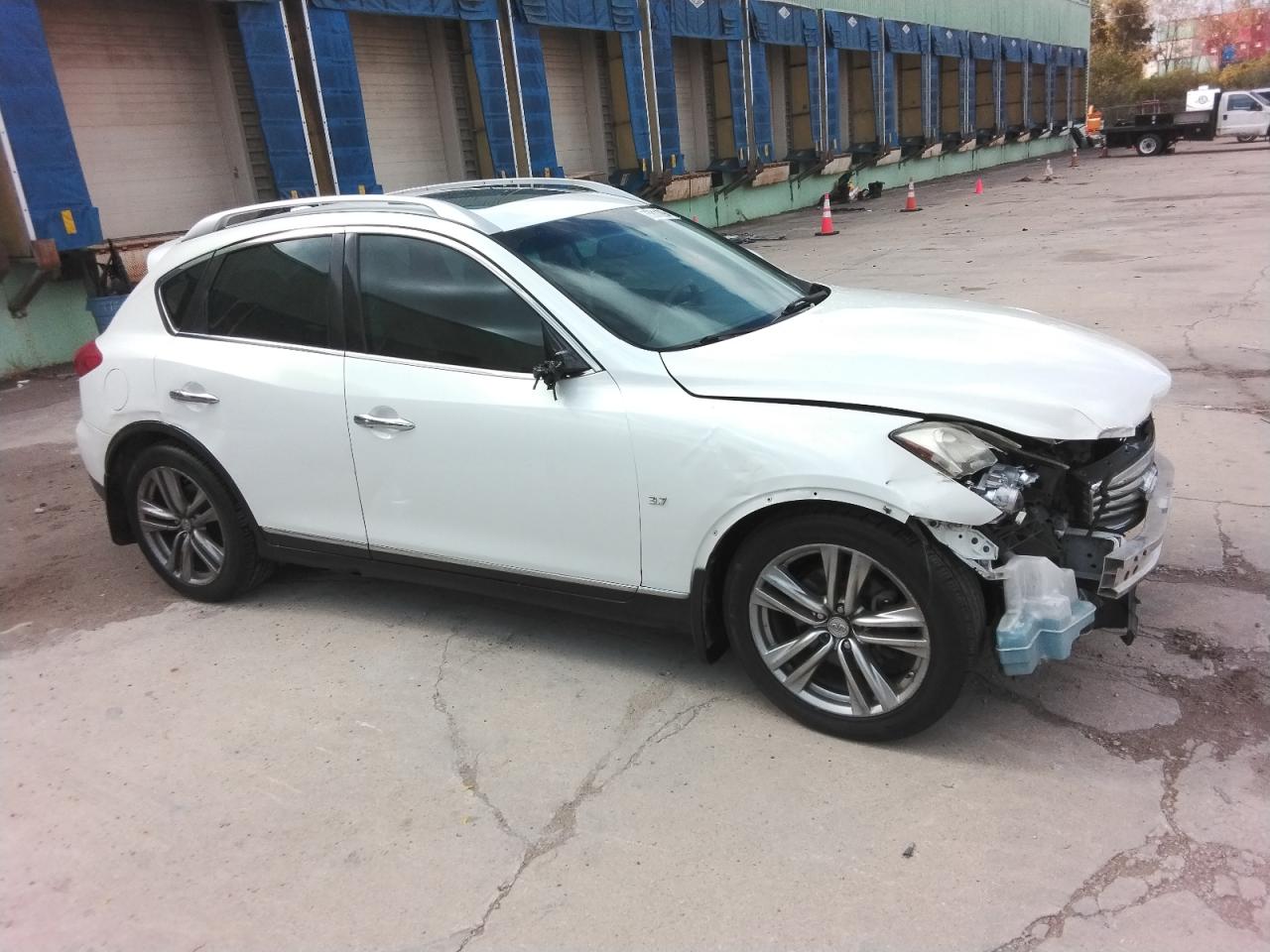 2015 Infiniti QX50 VIN JN1BJ0HP5FM730210 Copart auction photo, front end damage thumbnail 4