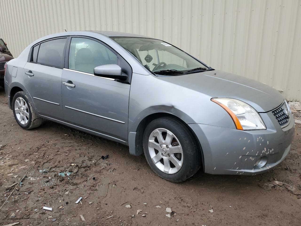 2008 Nissan Sentra VIN 3N1AB61E78L656399 Copart auction photo, side / front end damage thumbnail 4
