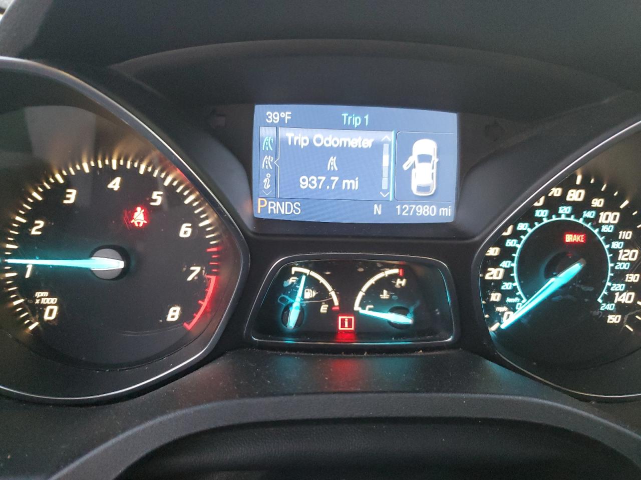 2013 Ford Escape VIN 1FMCU0G9XDUA80553 Copart auction photo, front end damage thumbnail 9