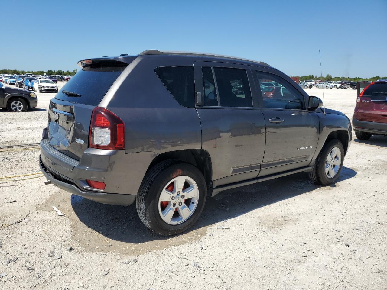 2017 Jeep Compass VIN 1C4NJCEA8HD117027 Copart auction photo, rear end damage thumbnail 3