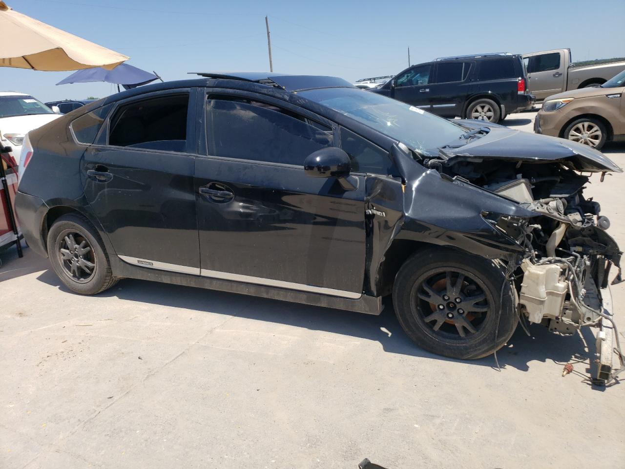 2012 Toyota Prius VIN JTDKN3DU7C5475564 Copart auction photo, front end damage thumbnail 4
