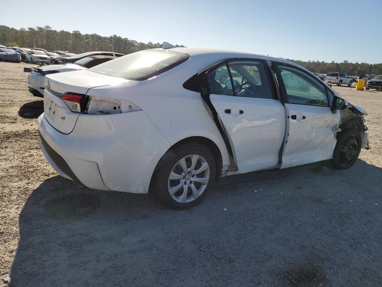 2021 Toyota Corolla VIN 5YFEPMAE3MP206105 Copart auction photo, all over damage thumbnail 3