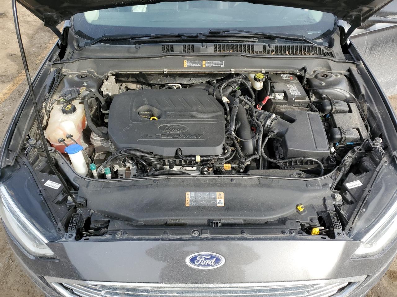 2017 Ford Fusion VIN 3FA6P0HD7HR305039 Copart auction photo, rear end damage thumbnail 11