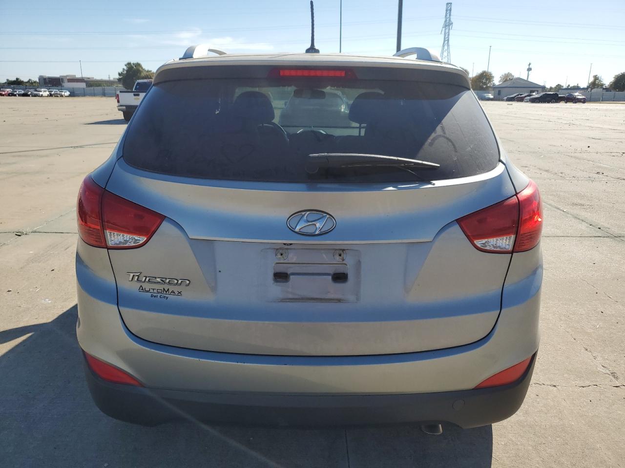 2014 Hyundai Tucson VIN KM8JU3AG7EU848474 Copart auction photo, front end / minor dent/scratches damage thumbnail 6