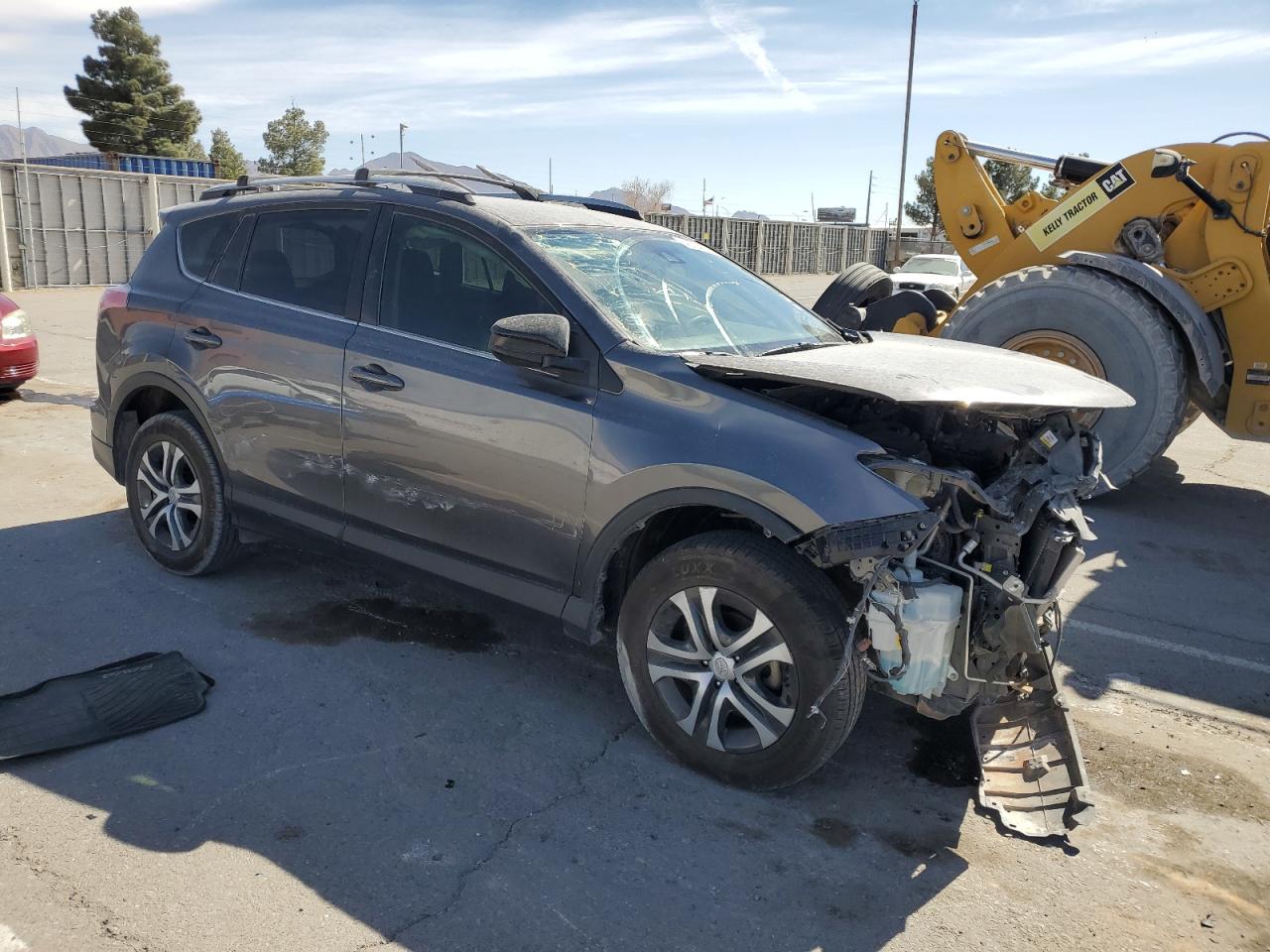 2017 Toyota RAV 4 VIN JTMZFREV1HJ715308 Copart auction photo, front end / side damage thumbnail 4