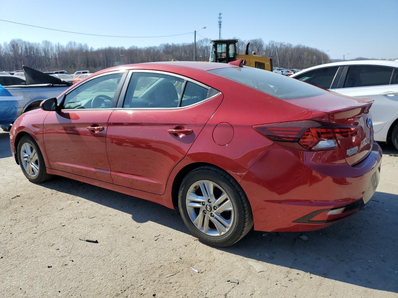 2019 Hyundai Elantra VIN KMHD84LF1KU772578 Copart auction photo, front end / vandalism damage thumbnail 2