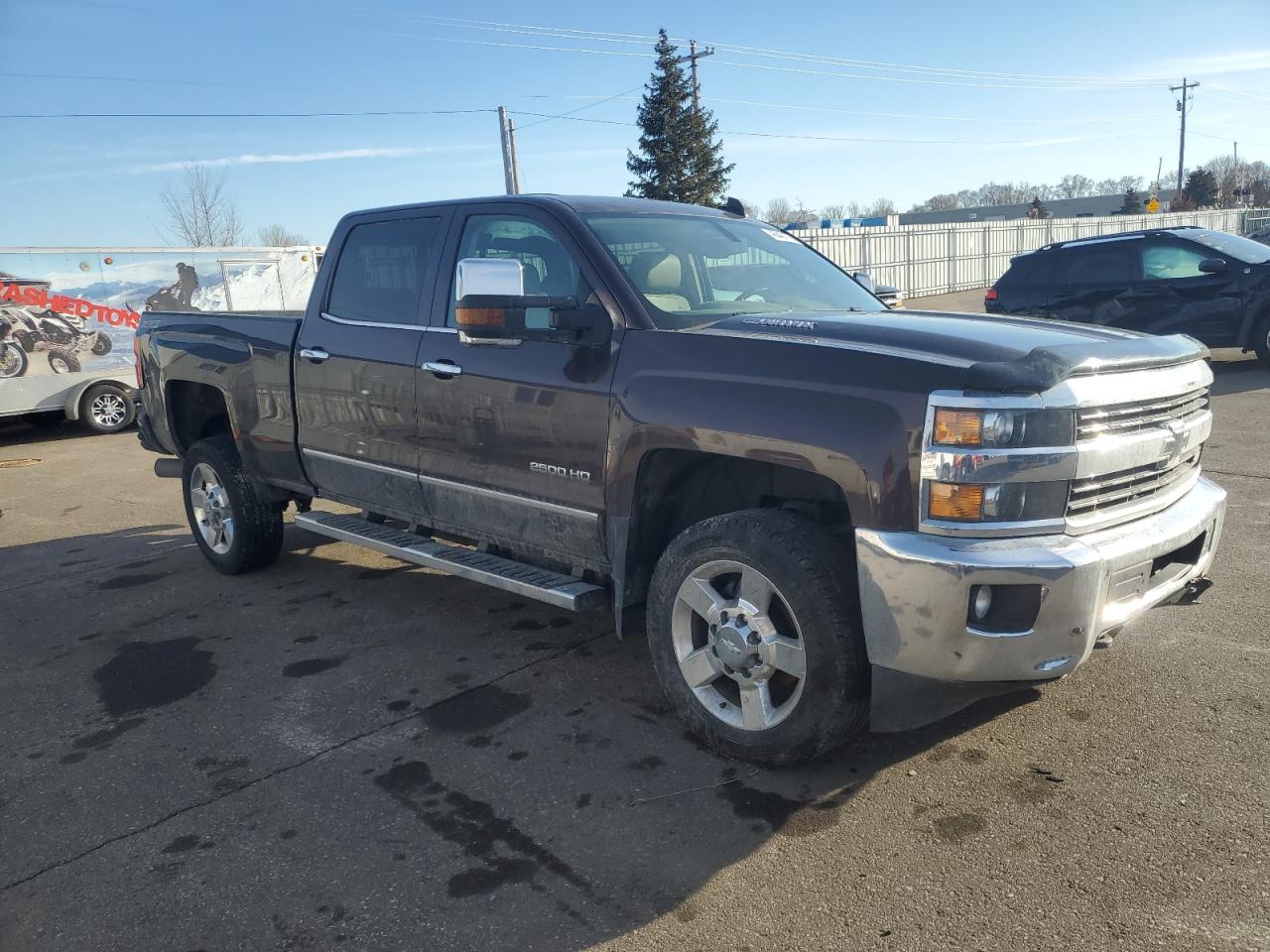 2016 Chevrolet Silverado VIN 1GC1KWE84GF224783 Copart auction photo, front end / rear end damage thumbnail 4