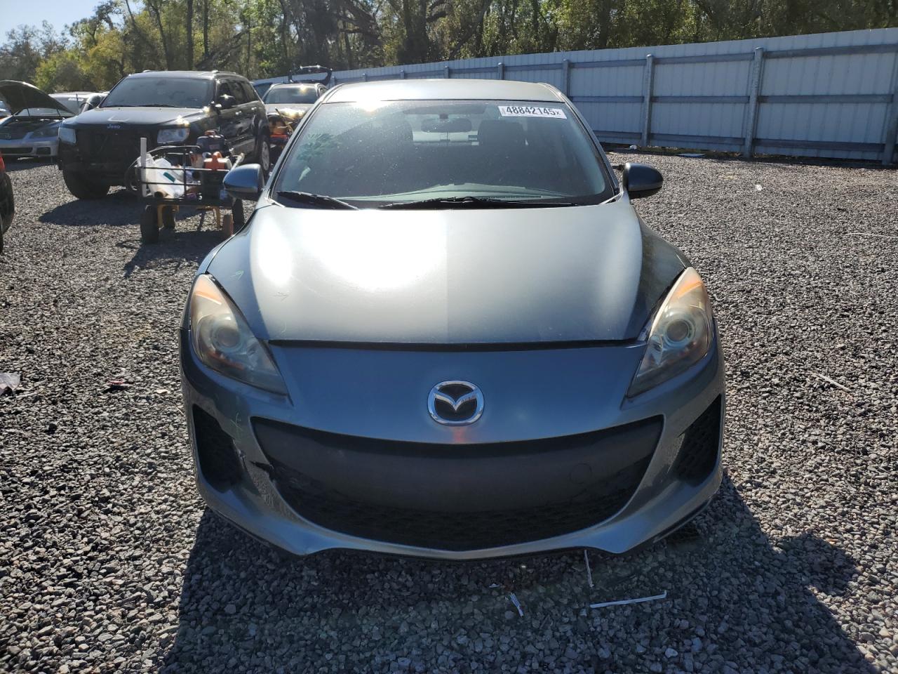 2012 Mazda 3 VIN JM1BL1V76C1617803 Copart auction photo, front end damage thumbnail 5