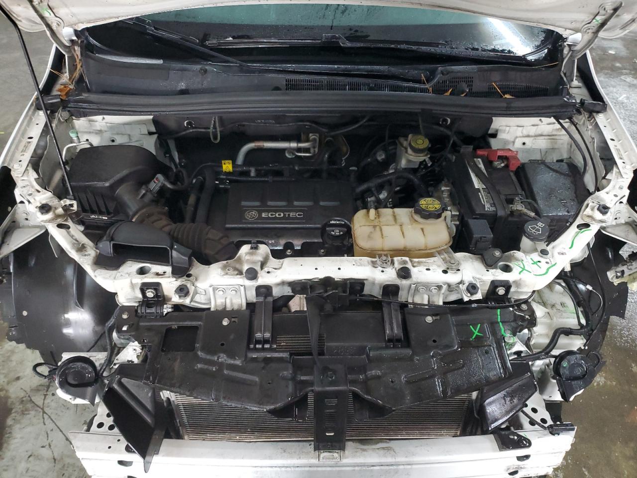 2018 Buick Encore VIN KL4CJASB6JB695230 Copart auction photo, front end / hail damage thumbnail 12